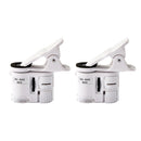 2pcs 9595W 60X Magnifying Glass LED UV Light Mini Mobile Phone Clip Microscope