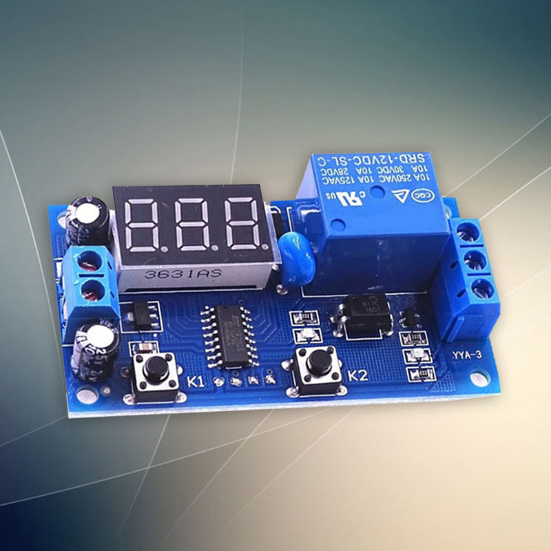 1 xDC 12V Digital LED Cycle Timer Delay Switch Turn Off/On Time Relay Module Hot