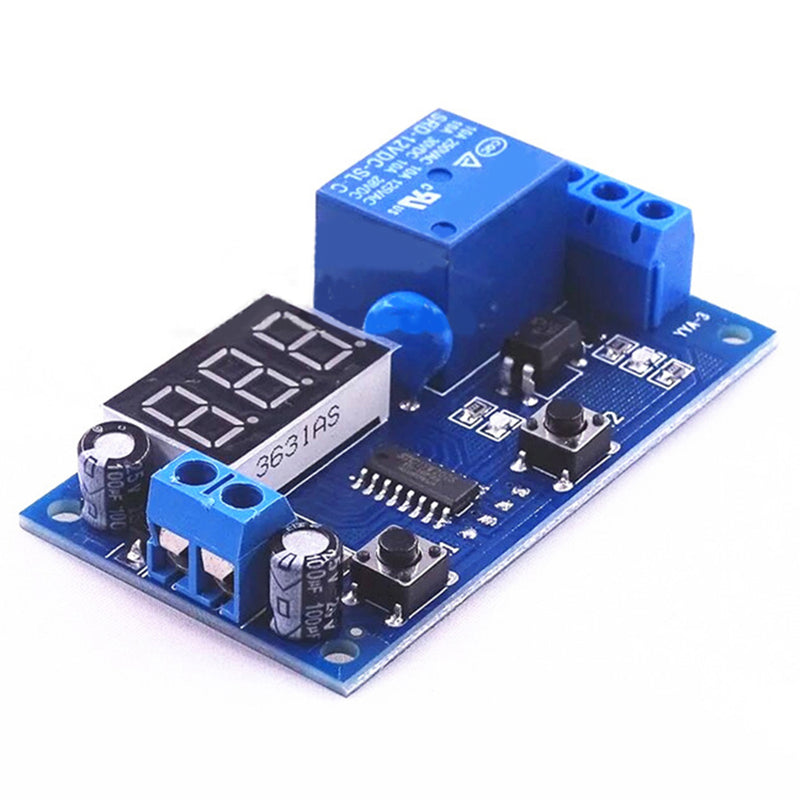 1 xDC 12V Digital LED Cycle Timer Delay Switch Turn Off/On Time Relay Module Hot