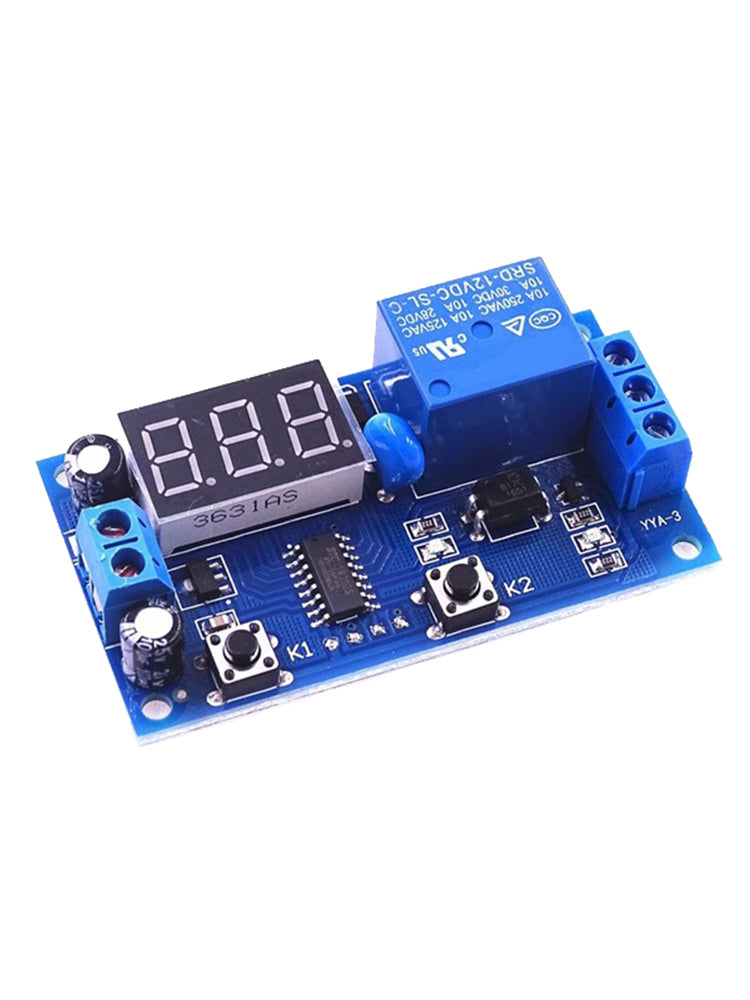 1 xDC 12V Digital LED Cycle Timer Delay Switch Turn Off/On Time Relay Module Hot
