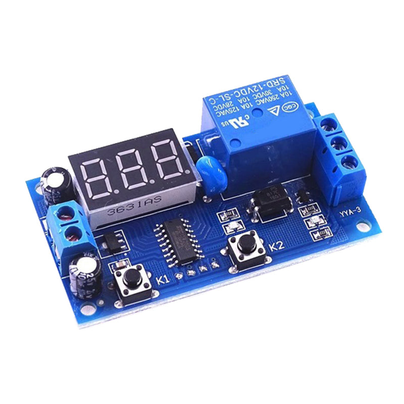 1 xDC 12V Digital LED Cycle Timer Delay Switch Turn Off/On Time Relay Module Hot