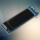2X 0.91'' 128x32 IIC I2C Blue OLED LCD Display DIY Module DC 3.3V 5V For Arduino
