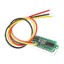 2pcs Hot 0-100V Red LED 3-Digital Display Voltage Voltmeter Panel Motor Best