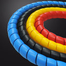 8mm 2m Pipe Cable Organizer Line Wire Cover Protection Spiral Winding Anti-break