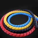 8mm 2m Pipe Cable Organizer Line Wire Cover Protection Spiral Winding Anti-break