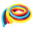 8mm 2m Pipe Cable Organizer Line Wire Cover Protection Spiral Winding Anti-break
