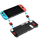 For Nintendo Switch Console Joy-Con Silicone Case Soft Grip Cover 4 Card Holder