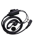 2 Pin Soft Ear Hook Earpiece Headset for Kenwood Baofeng UV5R Radio