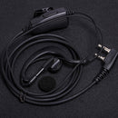 2 Pin Soft Ear Hook Earpiece Headset for Kenwood Baofeng UV5R Radio