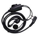 2 Pin Soft Ear Hook Earpiece Headset for Kenwood Baofeng UV5R Radio