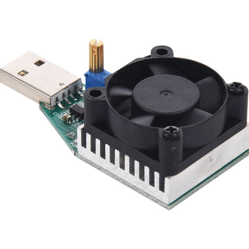 1 piece USB 15W Adjustable Constant Current Electronic Load Discharger Practical