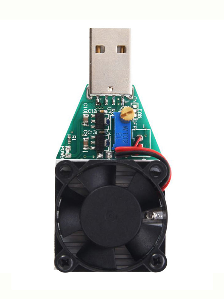 1 piece USB 15W Adjustable Constant Current Electronic Load Discharger Practical