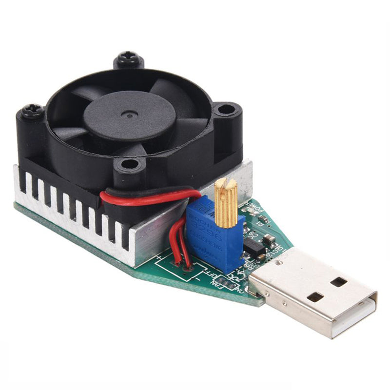 1 piece USB 15W Adjustable Constant Current Electronic Load Discharger Practical