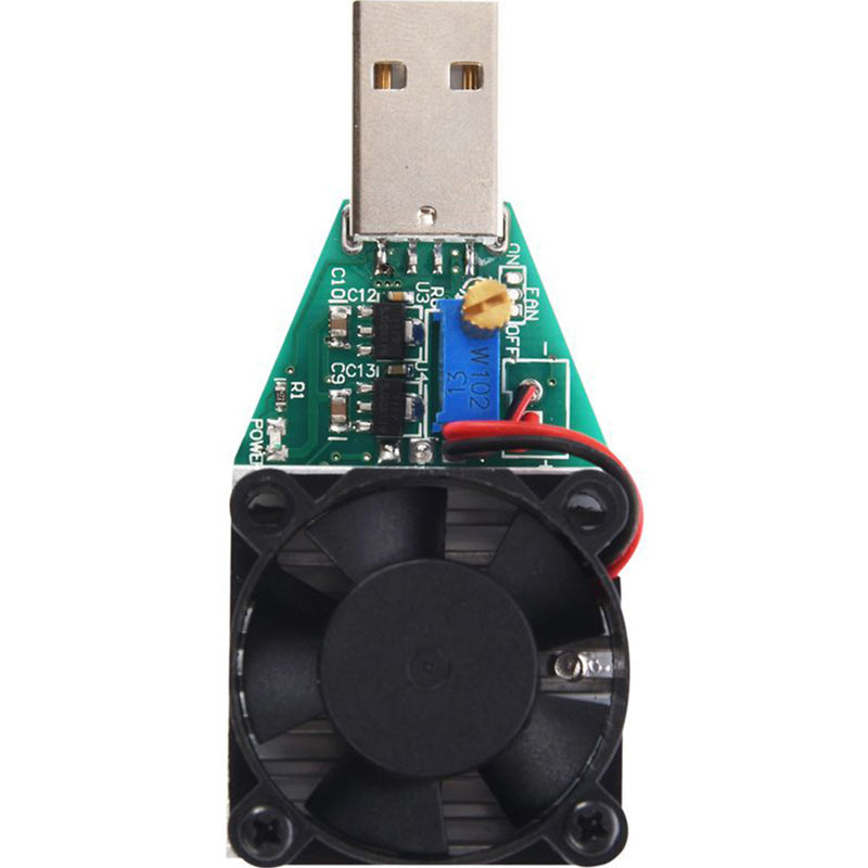 1 piece USB 15W Adjustable Constant Current Electronic Load Discharger Practical