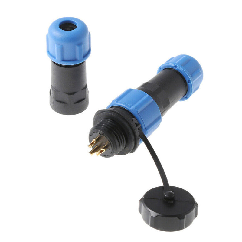 1 Set 3 Pin Wiring Waterproof Connector IP68 Circular Air Plug Socket SP16 New