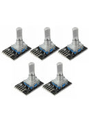 5 pcs KY-040 Rotary Encoder Module Brick Sensor Development Board For Arduino