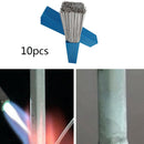 10PCS 2MM Easy Aluminum Solder Melt Welding Flux Cored Rods Wire Brazing New
