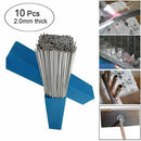 10pcs Easy Melt Welding Rods Low Temperature Aluminum Wire Brazing 1.6mm x 50cm