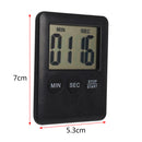 2 x Digital LCD Kitchen Timer Magnetic Pocket Cook Restaurant Egg Counter Alarm