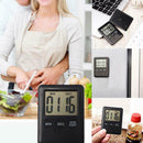 2 x Digital LCD Kitchen Timer Magnetic Pocket Cook Restaurant Egg Counter Alarm