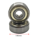 30x 608-ZZ Ball Bearing Shielded Chrome Skateboard Sealed Dustproof Form 2Z