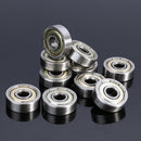 30x Ball Bearing Dual Shielded Metal Chrome Skateboard Inner Diameter 8 (mm)