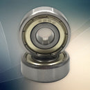 30x Ball Bearing Dual Shielded Metal Chrome Skateboard Inner Diameter 8 (mm)