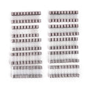 100Pcs Set 5x20mm Quick Blow Glass Tube Fuse Assorted Kits Fast-blow Glass Fuses