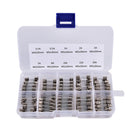 100Pcs Set 5x20mm Quick Blow Glass Tube Fuse Assorted Kits Fast-blow Glass Fuses