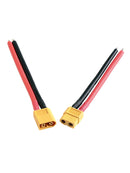 2PCS of XT60 Battery Male Connector Female Plug with Silicon 14 AWG Wire 88A