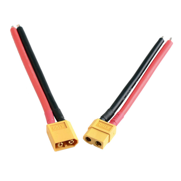 2x XT60 Male Female Connector Plug 14AWG Silicon Wire Cable good quality