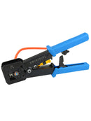 Crimp Tool Multi-function Cable Cutter Pass Through Crimper Ethernet