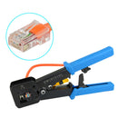 Crimp Tool Multi-function Cable Cutter Pass Through Crimper Ethernet
