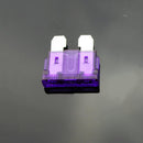 80pcs Auto Car Standard Blade Fuse 3/5/7.5/10/15/20/25/30/35/40A + Test Clip