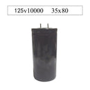 10000uF 125V High Frequency Radial Black Electrolytic Capacitor LOW ESR 35*80mm