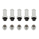 5 Pair GX 12mm 4Pin Female & Male Connector Plug Socket Metal Aviation Plug