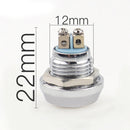 2pcs 12mm Car Aluminum Power Push Button Switch Latch Equipment & Supplies tdf