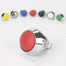 2 Pieces 12mm Round Metal Push Button Momentary Switch Latching IP67 Waterproof