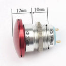 16mm Aluminum Oxide Press Button Switch Ball Shaped Round 1NO Waterproof New 1x