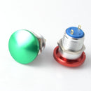 16mm Aluminum Oxide Press Button Switch Ball Shaped Round 1NO Waterproof New 1x