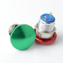 16mm Aluminum Oxide Press Button Switch Ball Shaped Round 1NO Waterproof New 1x