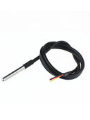 2PCS DS1820 Stainless Steel Package Waterproof Temperature Sensor Probe Durable
