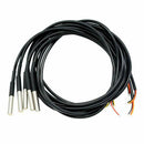 2PCS DS1820 Stainless Steel Package Waterproof Temperature Sensor Probe Durable