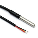 2PCS DS1820 Stainless Steel Package Waterproof Temperature Sensor Probe Durable