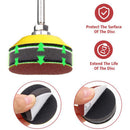 100Pcs 1" Sanding Discs +1" Abrasives Hook & Loop Backer Plate+1/8inch Shank Set