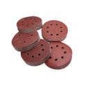 100X 5 Inch Hook And Loop Sanding Discs Sandpaper Disc Sand Paper Polishing Pads