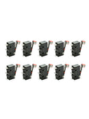 10Pcs Micro Roller Lever Arm Open Close Limit Switch KW12-3 Widely Application