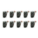 10Pcs Micro Roller Lever Arm Open Close Limit Switch KW12-3 Widely Application
