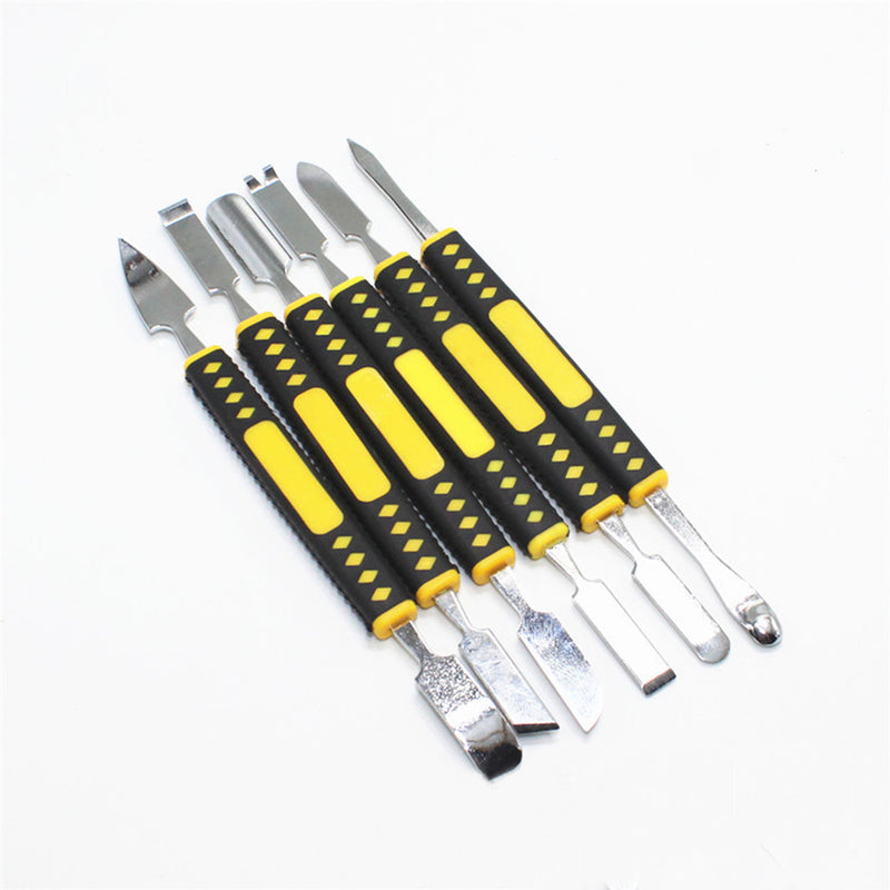 6 PCS Metal Spudger Pry Opening Repair Tool Kit Disassemble Set For Phone Best