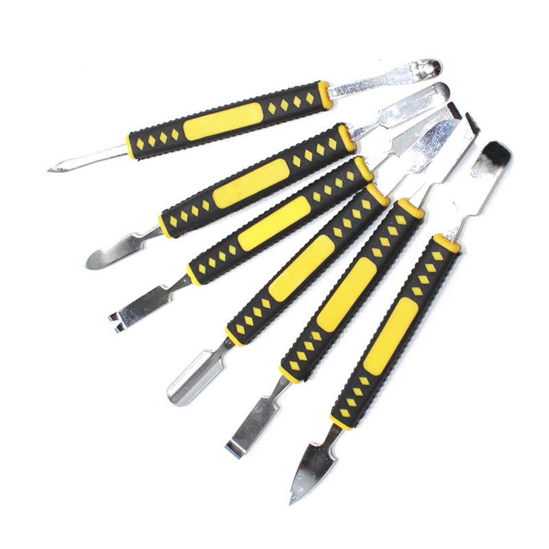 6 PCS Metal Spudger Pry Opening Repair Tool Kit Disassemble Set For Phone Best